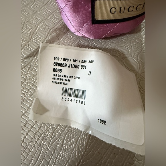 Gucci Crystal Earrings. Authentic - Picture 2 of 6